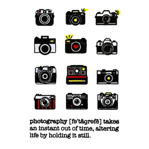 List Builder - Mini Icons - Photography 3x3 Stamp Set