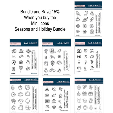 Mini Icons - Seasons & Holiday Stamp Bundle