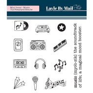 List Builder | Mini Icons - Music 3x3 Stamp Set
