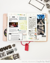 Load image into Gallery viewer, In the News 3 - 5x7 Stamp Set