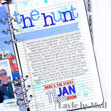 Load image into Gallery viewer, Days of the Week - Sunday - 4x4 Stamp Set