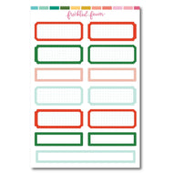Holiday Sticker Labels