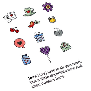 List Builder - Mini Icons - Love 3x3 Stamp Set