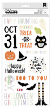Load image into Gallery viewer, Happy Halloween - Phrases Thickers Stickers