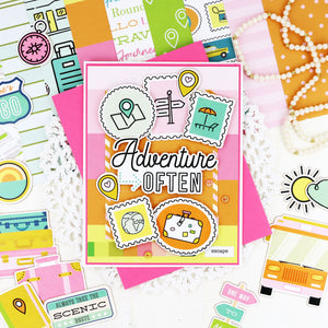 Layle By Mail | Postcards & Passports - Die Cut Words