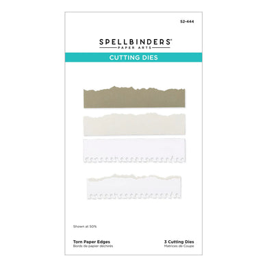 Spellbinders | Take Note  - Torn Paper Edges Etched Dies