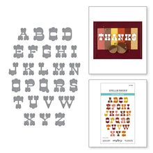 Load image into Gallery viewer, Spellbinders | Autumn Archives - Autumn Alpha Etched Dies