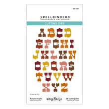 Load image into Gallery viewer, Spellbinders | Autumn Archives - Autumn Alpha Etched Dies