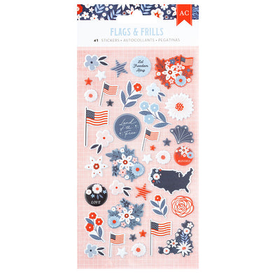 Flags & Frills - Puffy Stickers