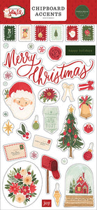 Letters to Santa 6x13 Chipboard Icons