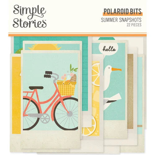 Simple Stories | Summer Snapshots Collection | Polaroid Bits