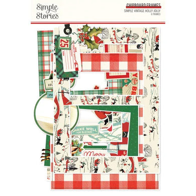 Simple Stories | Simple Vintage Holly Jolly - Chipboard Frames