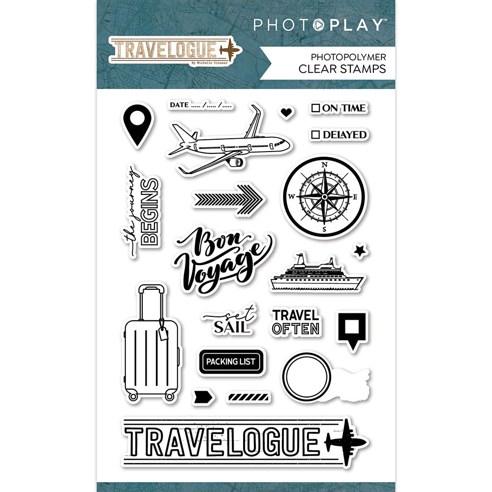 Photoplay Paper | Travelogue Stamp Set