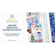 January 2026 Traveler's Notebook Set-up | FREE CLASS