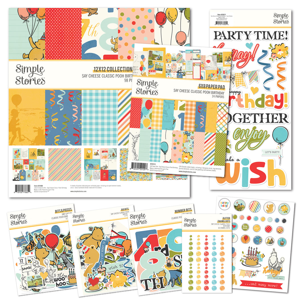 Simple Stories | Classic Pooh Birthday - Big Bundle