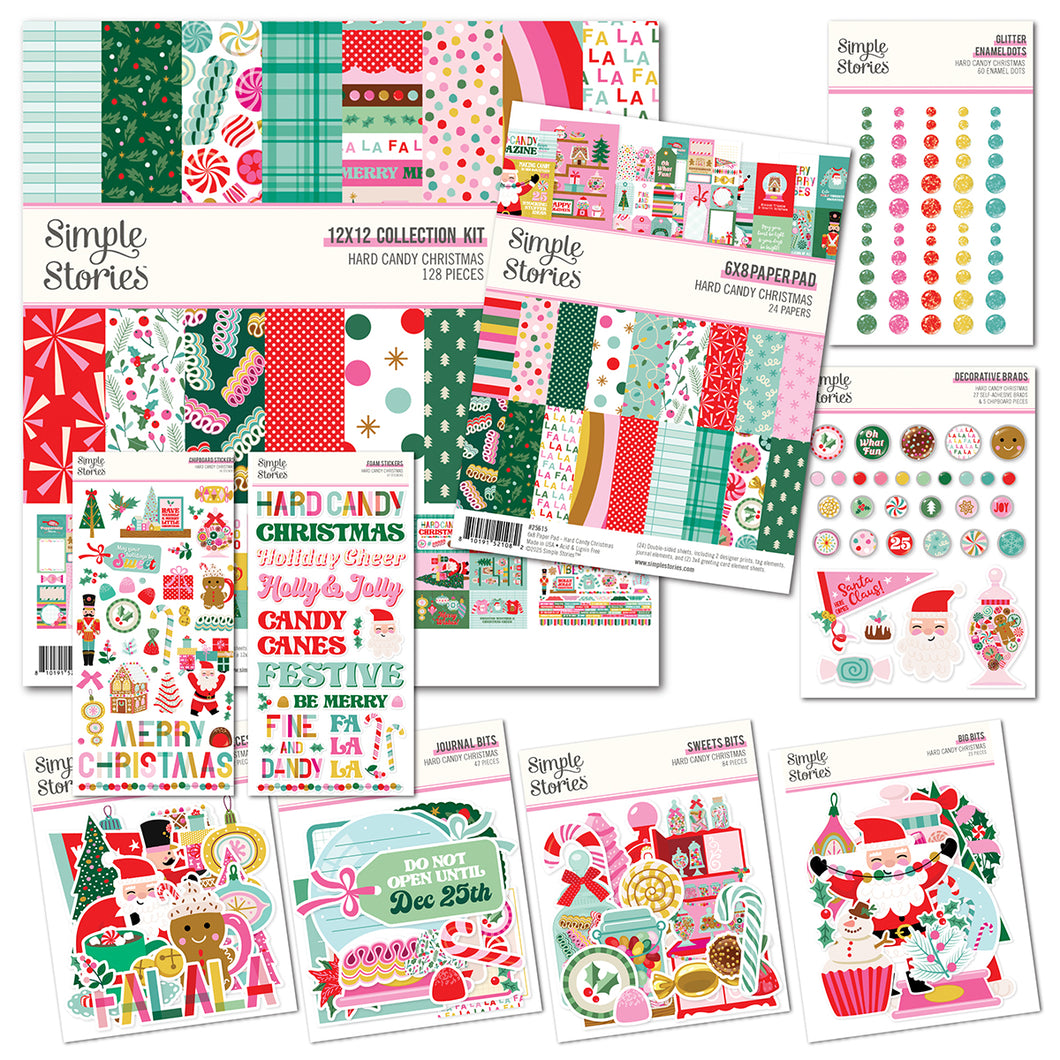 Simple Stories | Hard Candy Christmas - BIG Bundle - ON REORDER, SHIPPING WEEK OF 9/8
