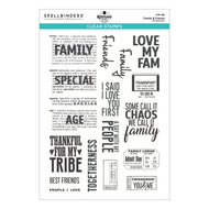 Spellbinders | Esther Glas - Family & Friends Clear Stamp Set