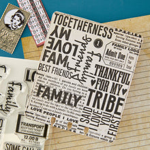 Load image into Gallery viewer, Spellbinders | Esther Glas - Family &amp; Friends Clear Stamp Set