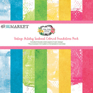 49 & Market Vintage Artistry Sunburst Colored Foundations Pack