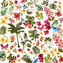 Load image into Gallery viewer, 49 &amp; Market Vintage Artistry Sunburst Tropical Foliage Laser Cuts