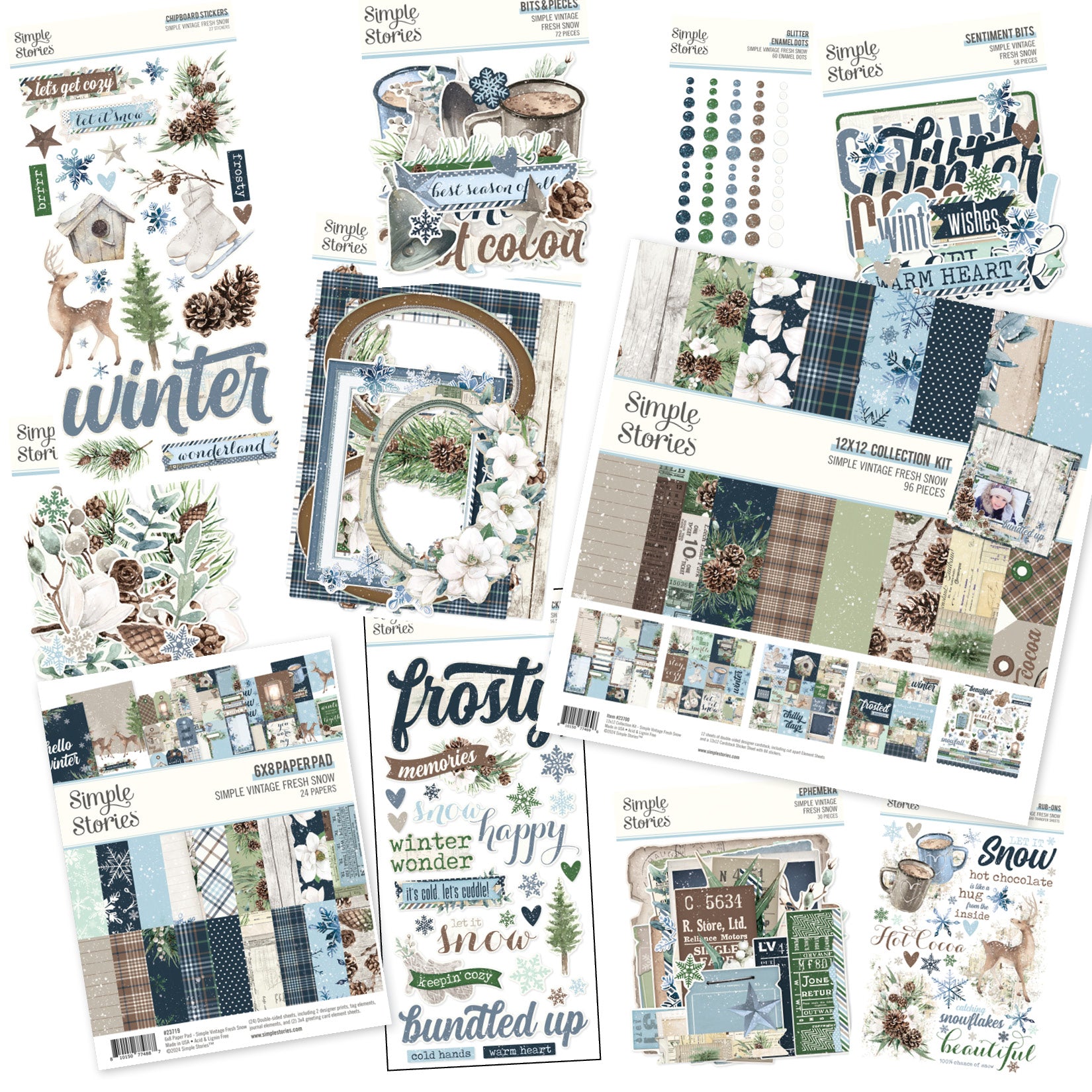 Into the wild simple stories collection paper store lot