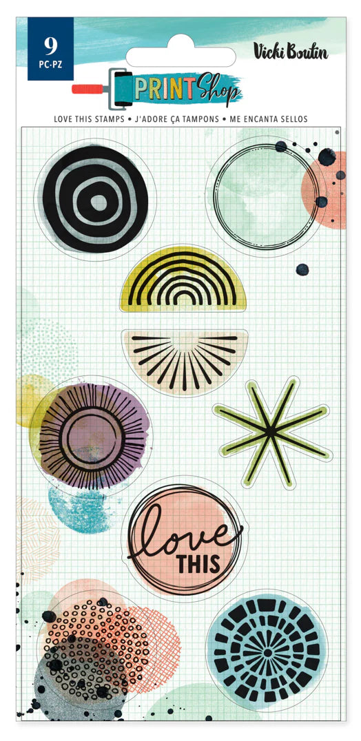 Vicki Boutin | Print Shop - Love This Acrylic Stamps