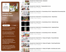 Load image into Gallery viewer, Document Your Travels E-Course - FREE INTRODUCTION VIDEO