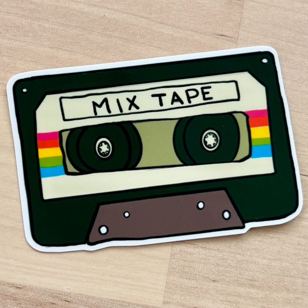 Mix Tape Vinyl Sticker