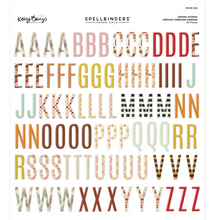 Load image into Gallery viewer, Spellbinders | Autumn Archives - Chipboard Alphabet Stickers