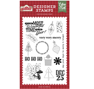 Echo Park | Santa Claus Lane 4x6 Photopolymer Stamp Set