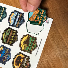 Load image into Gallery viewer, National Parks 66 Piece Vinyl Sticker Set - Mini EMBLEMS