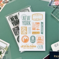Everyday Explorers | Passport: New York 4x6 Clear Stamp Set