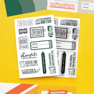 Everyday Explorers | Read More Books 4x6 Clear Stamp Set