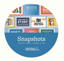 Load image into Gallery viewer, Snapshots - Stamp Washi Tape