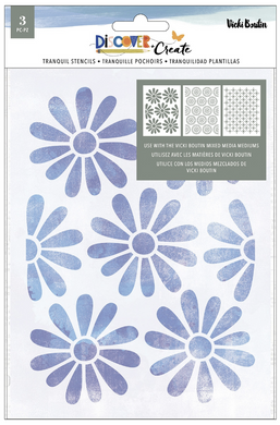 Discover + Create - Tranquil Stencil Set