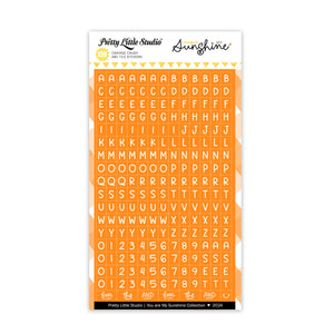 You Are My Sunshine Collection | Orange Crush | Mini ABC Stickers