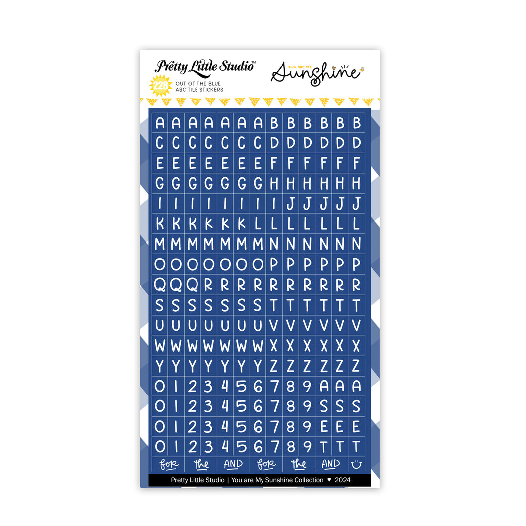 You Are My Sunshine Collection | Out of The Blue | Mini ABC Stickers