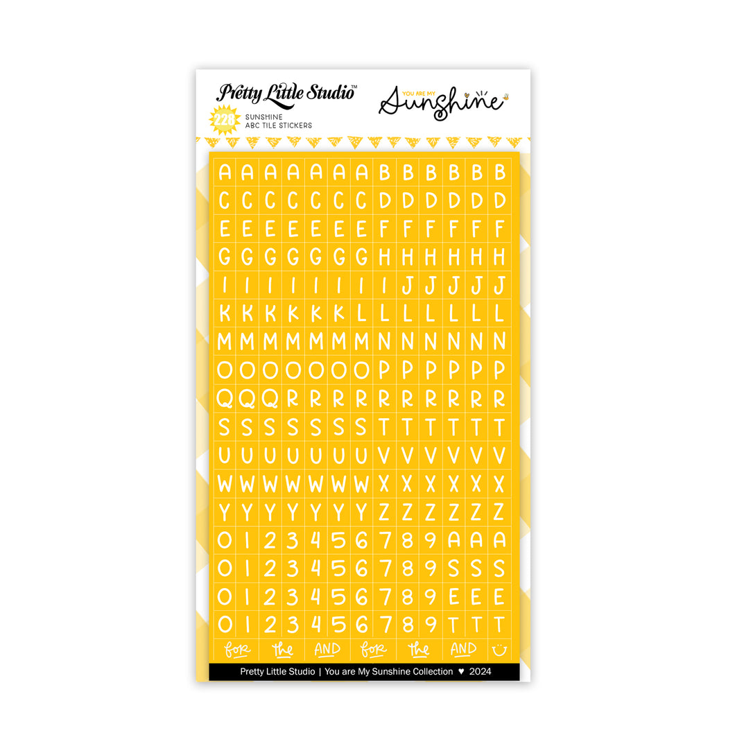 You Are My Sunshine Collection | Sunshine | Mini ABC Stickers