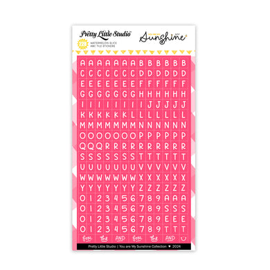 You Are My Sunshine Collection | Watermelon Slice | Mini ABC Stickers