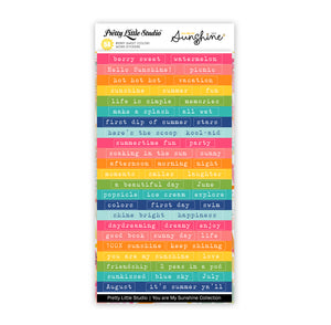 You Are My Sunshine Collection | Berry Sweet | Color Stickers