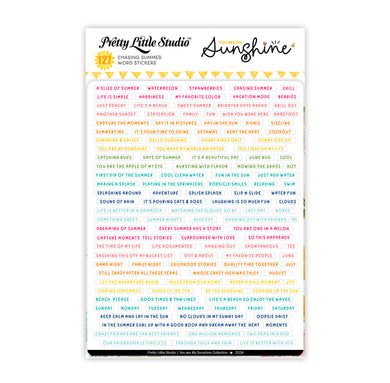 You Are My Sunshine Collection | Chasing Summer | White Stickers