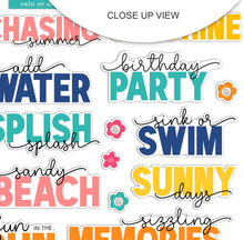 Load image into Gallery viewer, You Are My Sunshine Collection | Splish Splash | Word Stickers