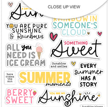 Load image into Gallery viewer, You Are My Sunshine Collection | Something Sweet Words | Clear Stickers