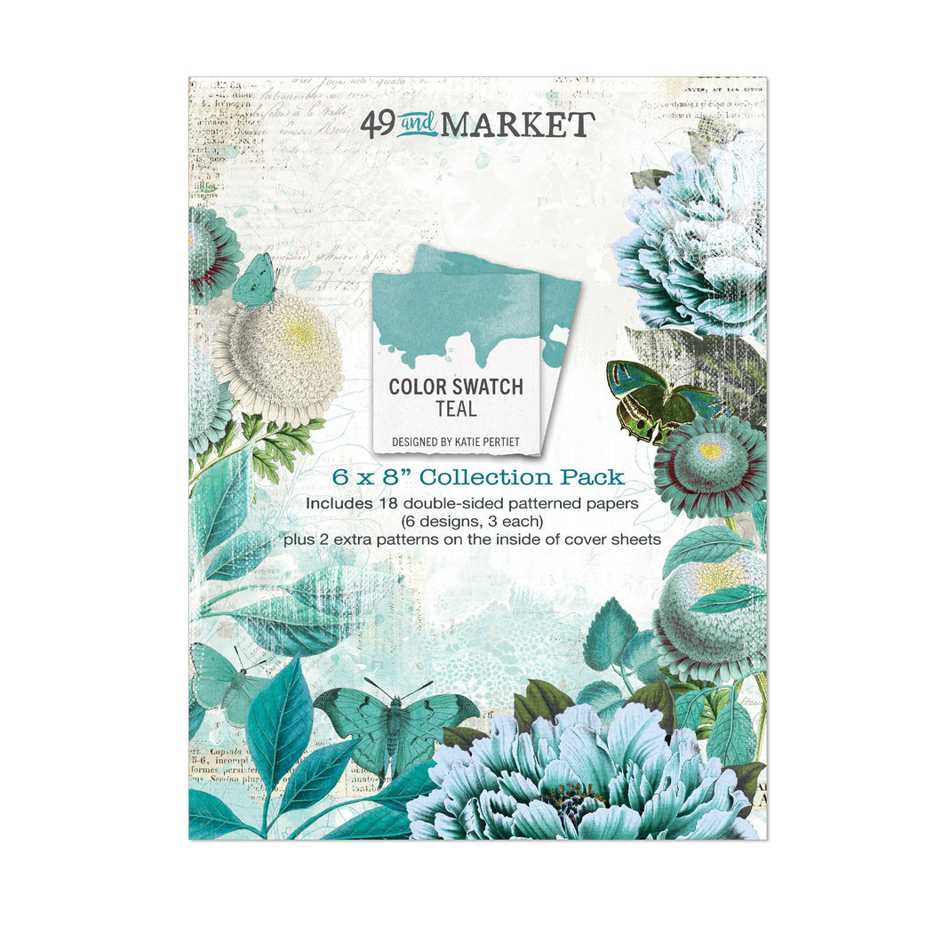 49 & Market Color Swatch Teal 6x8 Collection Pack