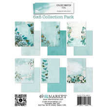 Load image into Gallery viewer, 49 &amp; Market Color Swatch Teal 6x8 Collection Pack