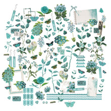 Load image into Gallery viewer, 49 &amp; Market Color Swatch Mini Laser Cut Outs - Teal