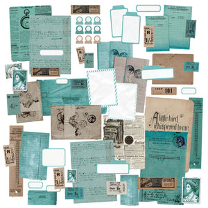 49 & Market Color Swatch Ephemera Stackers - Teal