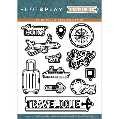 Photoplay Paper | Travelogue Metal Die Set