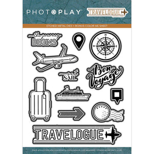 Photoplay Paper | Travelogue Metal Die Set