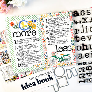 Poe Alpha - Large Lower Case 6x8 Stamp Set